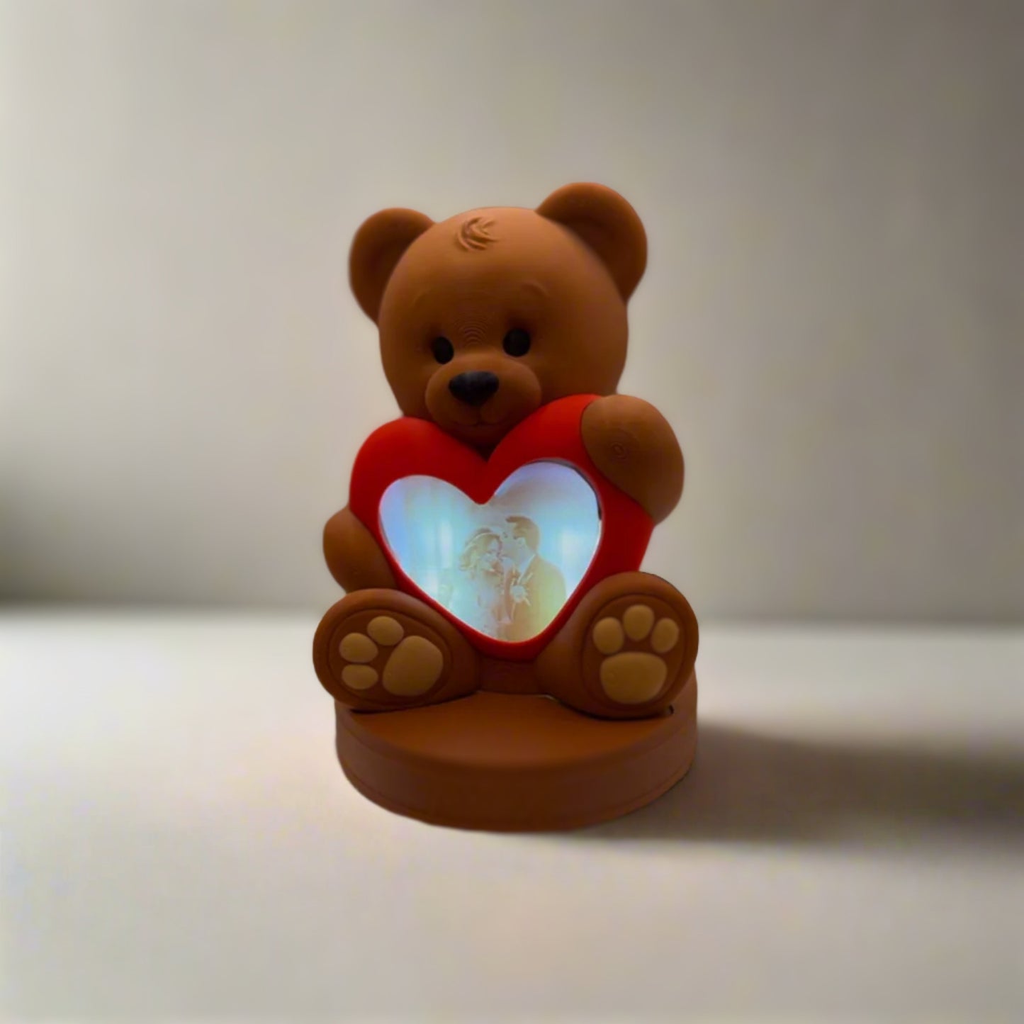 Customised Photo Love Bear Lamp