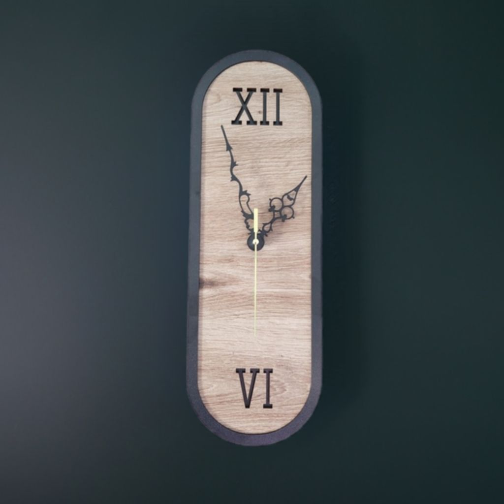Timeless Elegance Walnut wall clock