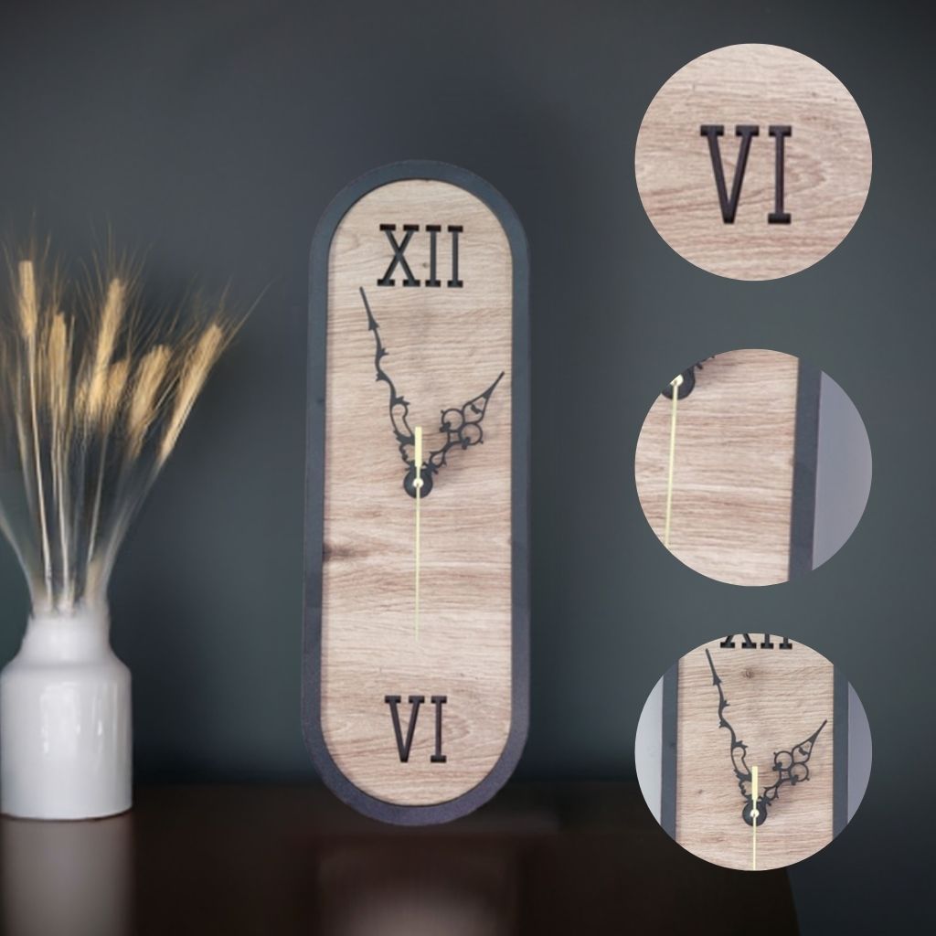 Timeless Elegance Walnut wall clock