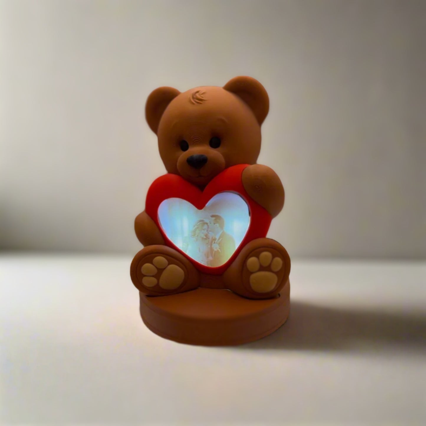 Customised Photo Love Bear Lamp