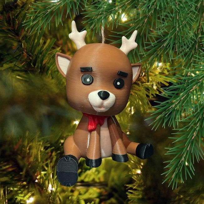 Alien-themed Rudolph the Deer E.T. – a delightful and unique ornament for the Christmas season