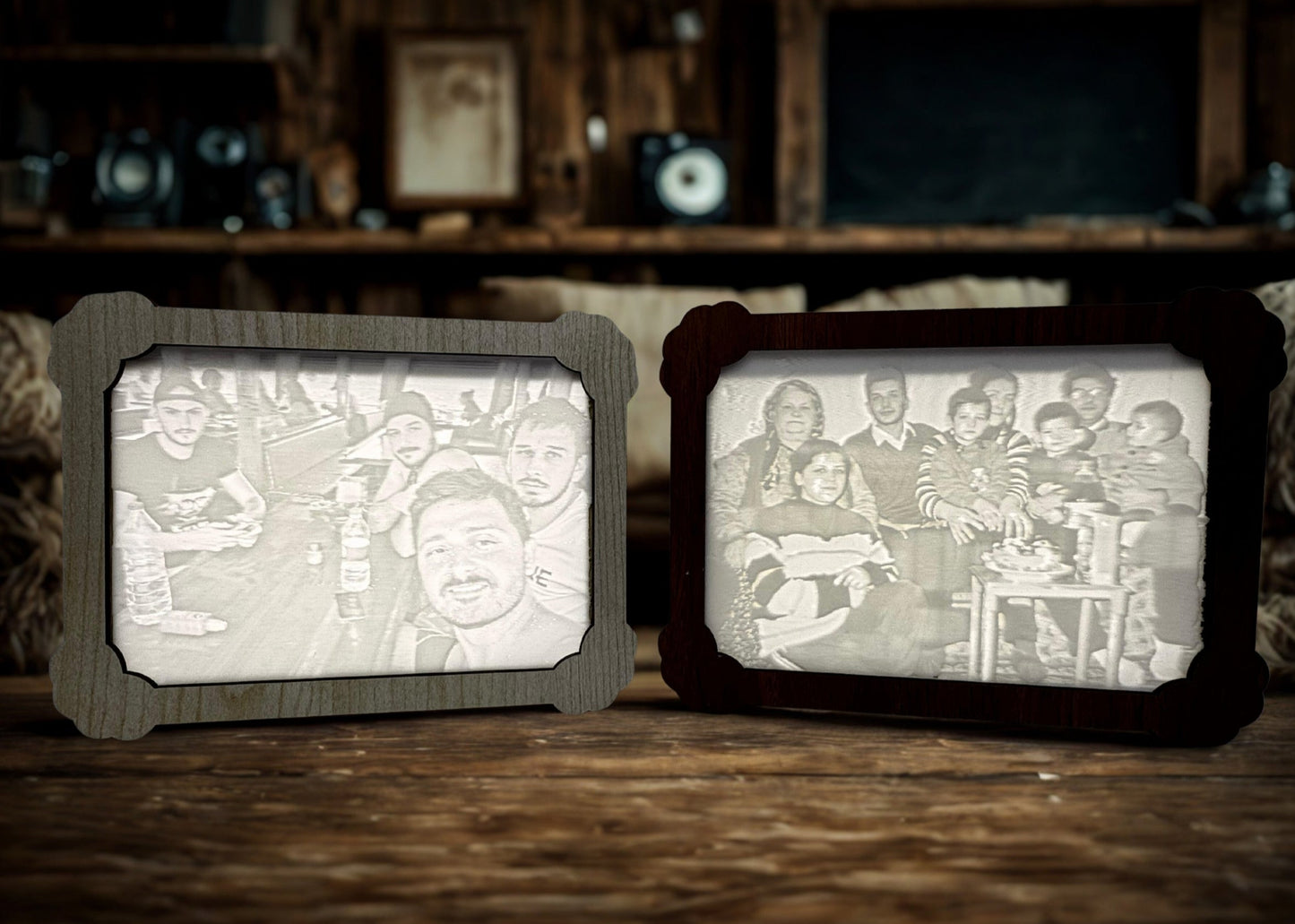 Lithophane lamp