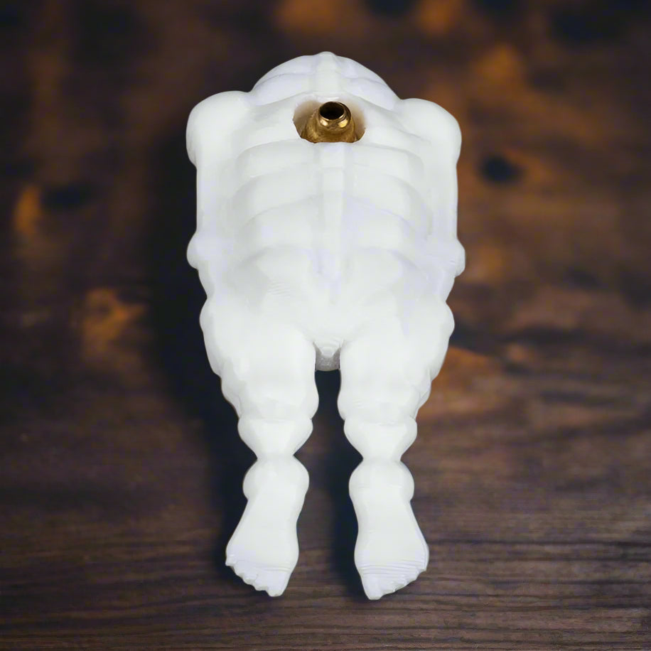 Flat lay of spooky-themed costume accessories including the skeleton earrings, ideal for Halloween parties, school dress-ups, or alternative fashion fans.