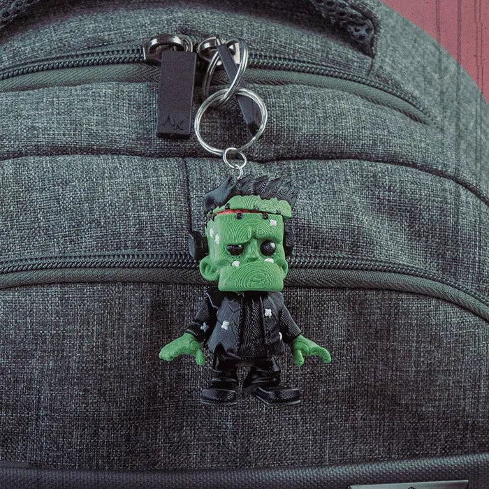 Unique 3D printed Fright Frankie keychain – a fun and eerie addition to your everyday carry