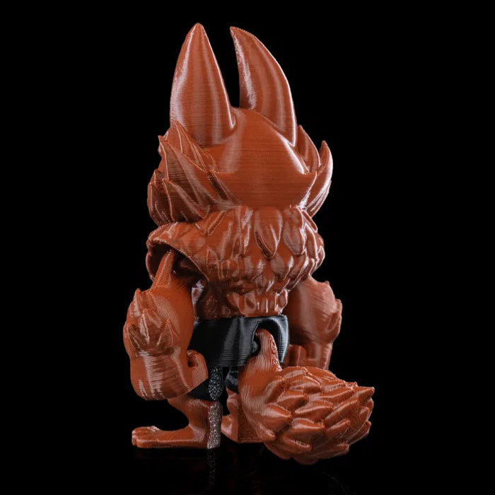 Ferocious Wolf keychain – durable and bold, perfect for personalizing your backpack