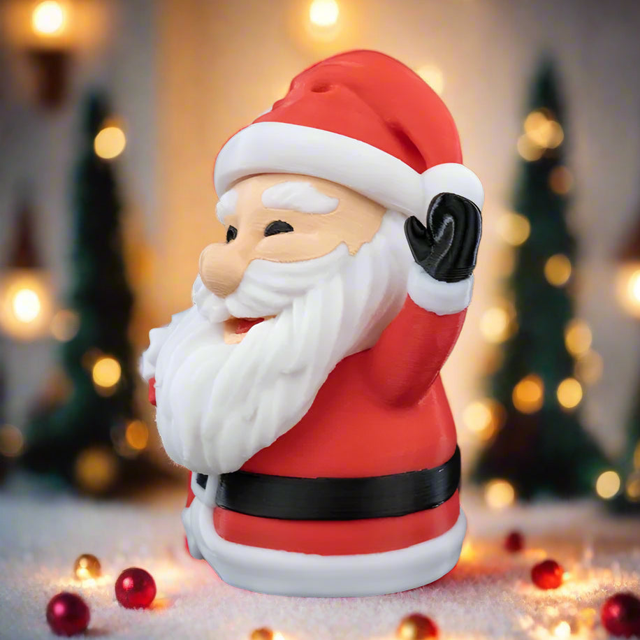 Mr. Santa Claus and Rudy the Red-Nose