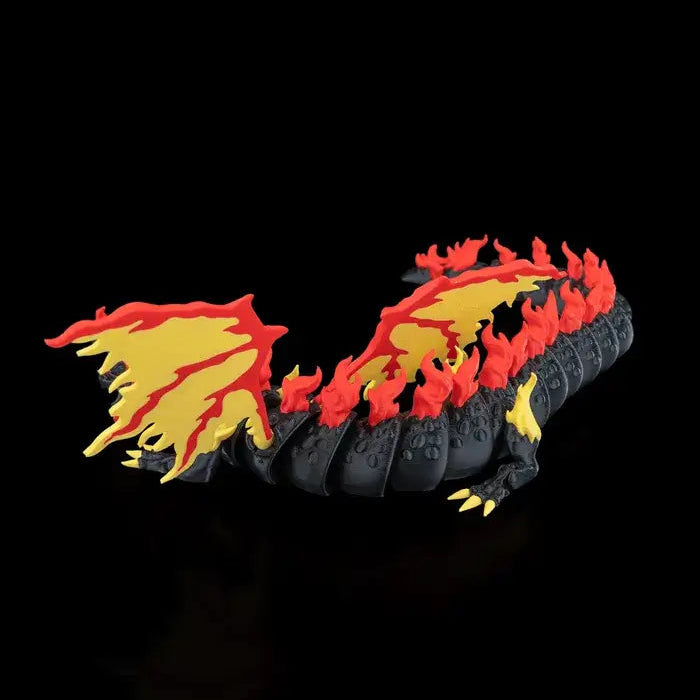 The Tyrant Dragon displayed on a shelf or in a collection, showcasing its commanding presence in any space.