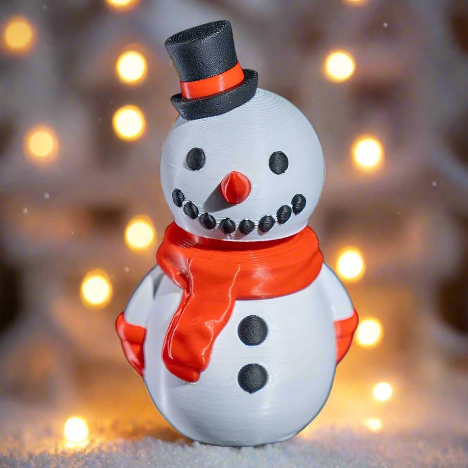 Snowman E.T. – a quirky Christmas decoration combining classic snowman charm with a fun alien theme
