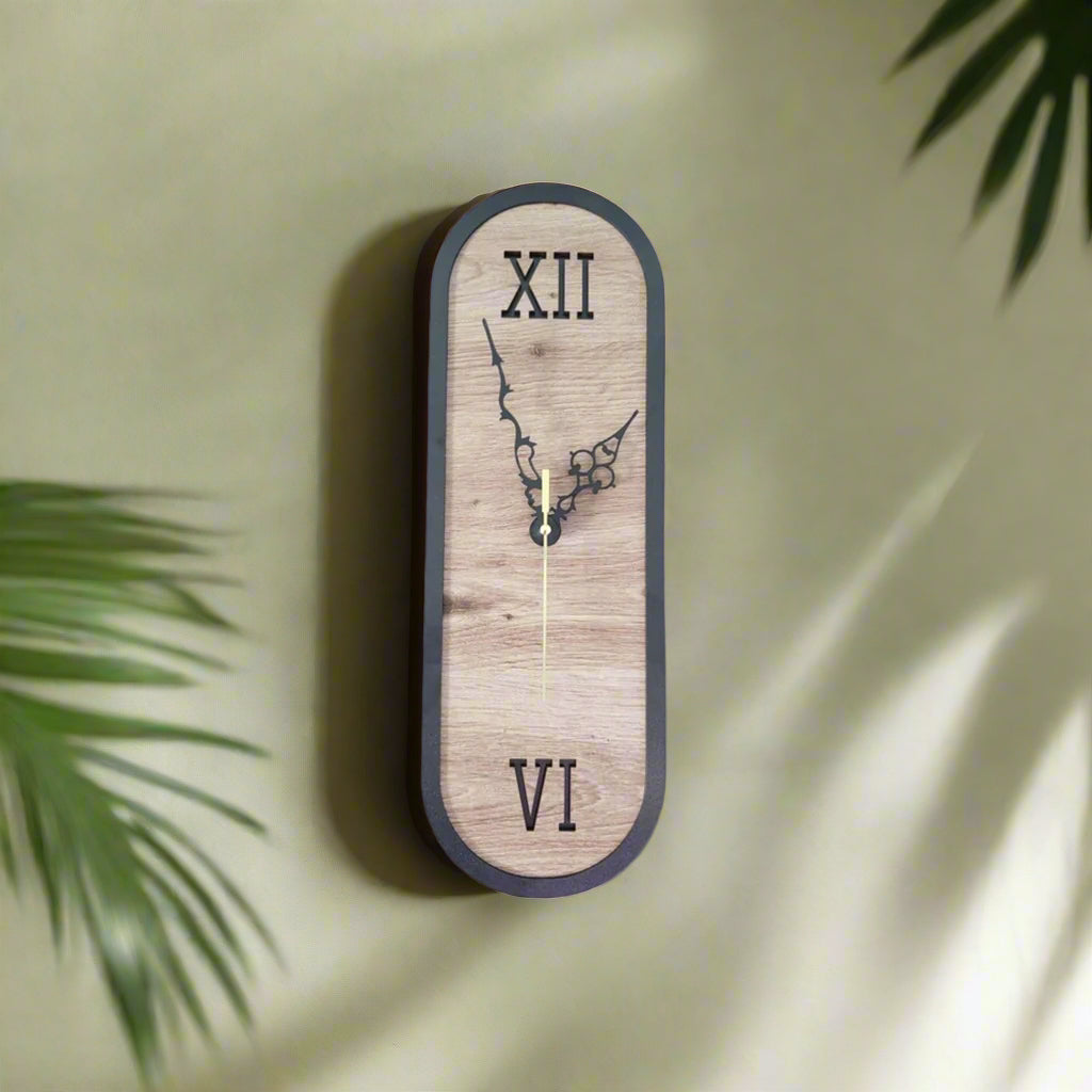 Timeless Elegance Walnut wall clock