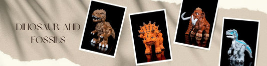 Ancient animals and dinosaurs collection
