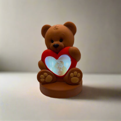 Customised Photo Love Bear Lamp