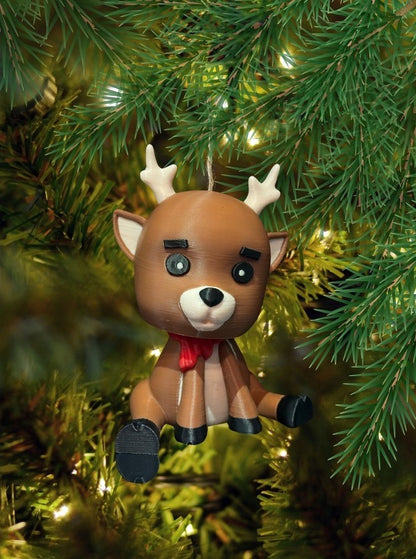 Alien-themed Rudolph the Deer E.T. – a delightful and unique ornament for the Christmas season