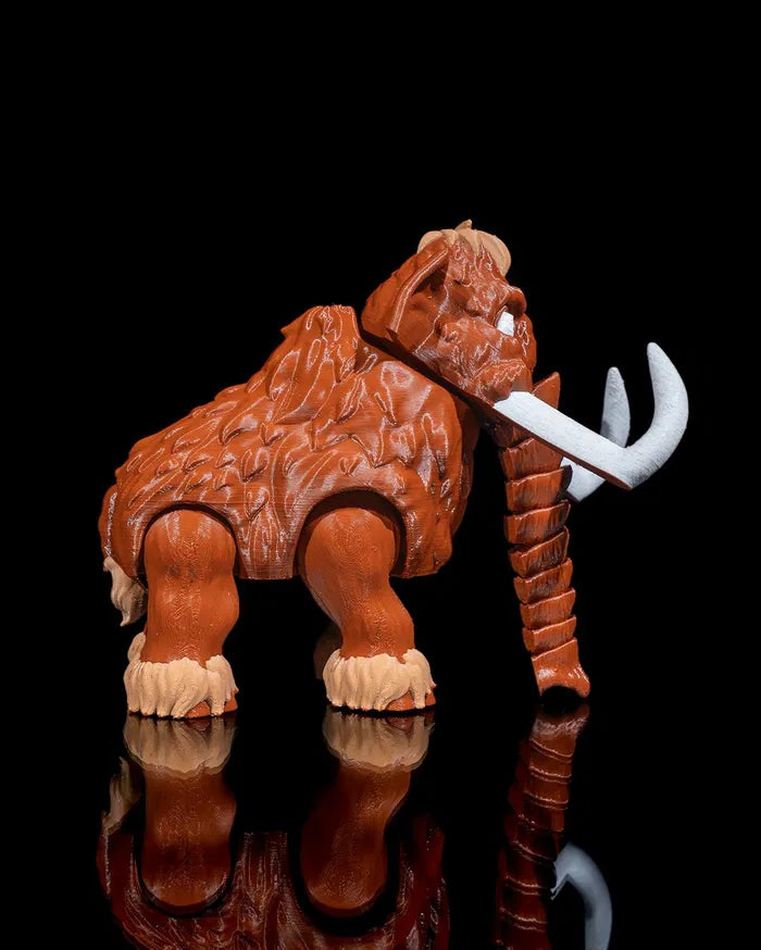 Unique 3D printed Articulated Mammoth – a fun and creative decoration"