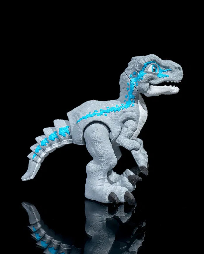 Collectible Articulated Raptor – handcrafted with movable parts for a lifelike look