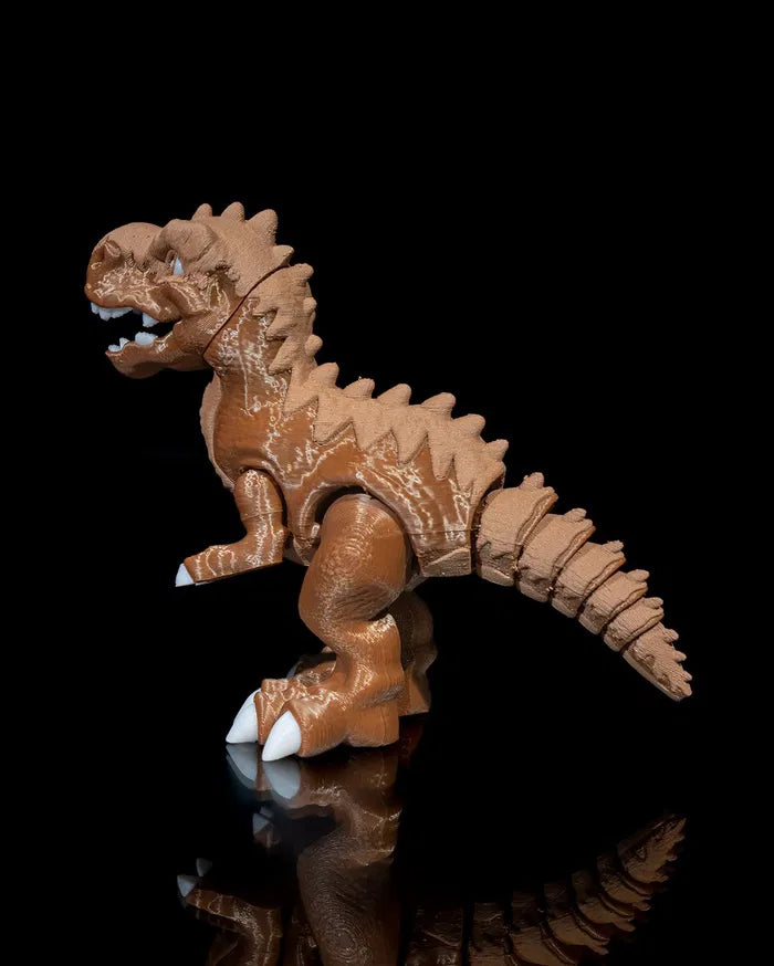 Handcrafted Articulated T-Rex model – poseable for dynamic display and decoration