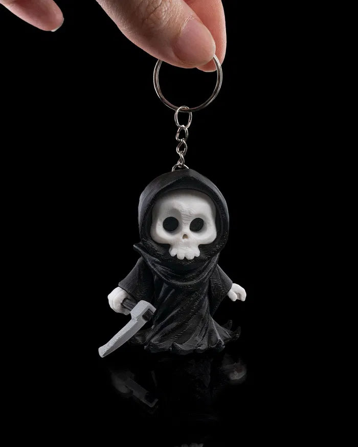 The Death Keychain – a must-have for fans of gothic and macabre style, featuring a chilling skull motif