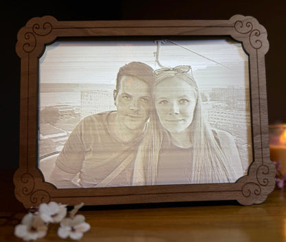 Custom Lithophane Lamp – a perfect blend of technology and art, ideal for home or office decor