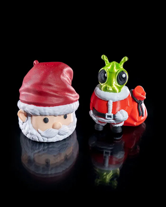 Mr. Santa E.T. – a quirky Christmas ornament with a removable alien head for a fun twist