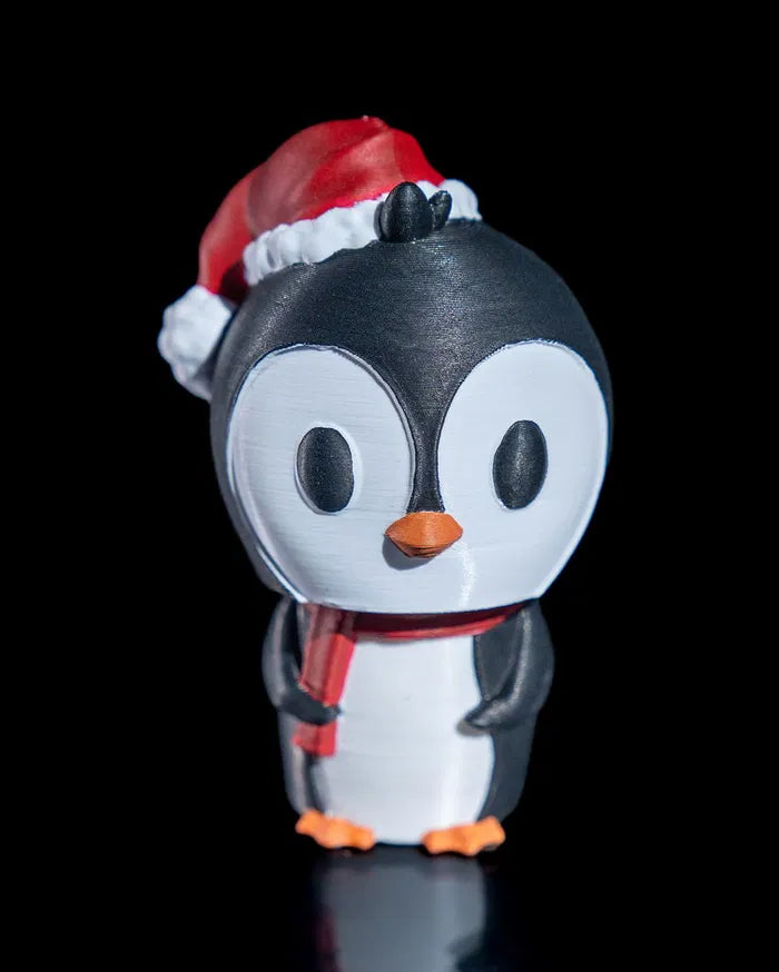 Handcrafted Penguin E.T. ornament – a playful and fun holiday decoration with an extraterrestrial twist