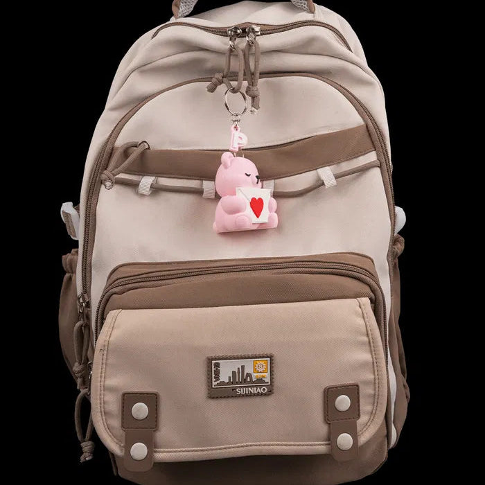 Bear Keychains Personalized with a Letter