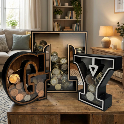 Letter Piggy Bank